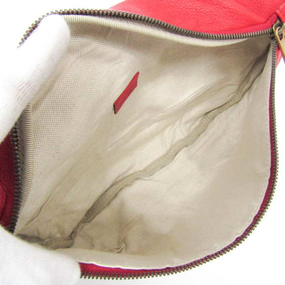 GUCCI Red Leather Fanny Pack - Picture 3 of 10
